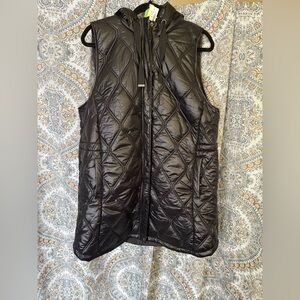 Maurices Black Quilted Outerwear
